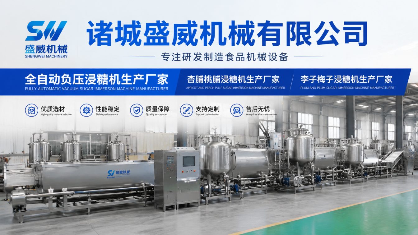 湘潭为果脯加工提供负压浸糖方案